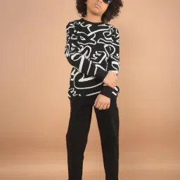 Crimsoune Club Boys Black Cotton Solid Trousers image 5