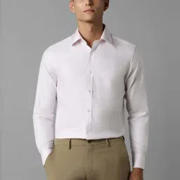Louis Philippe Pink Cotton Regular Fit Checks Shirt-picture-19