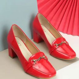 Iconics Women's Red Casual Pumps-picture-42