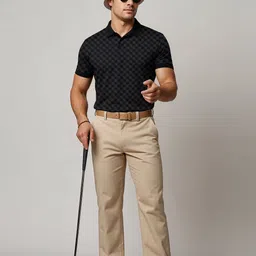 ADRO Men Printed Polo Collar T-shirt image 3