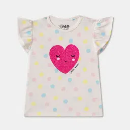 R&B Kids White Printed Regular Fit Top-picture-18
