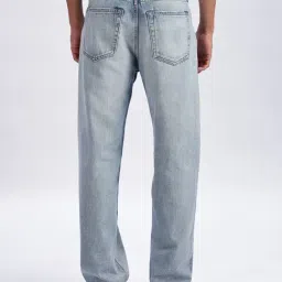 Calvin Klein Jeans Glazed Sapphire Lightly washed Mid rise Solid Slim Fit Jeans image 3