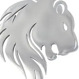 ADORN Unisex Stainless Steel Lion Brooch image 3