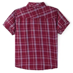 TONYBOY Boys Premium Tartan Checks Opaque Checked Casual Shirt image 2