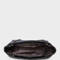 MINI WESST Women Solid Structured Quilted Shoulder Bag image 2