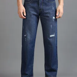 Kolor Fusion Men Loose Mid-Rise Mildly Distressed Light Fade Jeans-picture-30