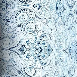 BOMBAY DYEING Fiesta Blue Printed Pure Cotton 140 TC Super King Bedsheet Set 2.74 x 2.74m image 3
