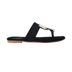Stylestry Girls Embellished Ethnic Open Toe Flats-picture-3