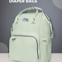 Mi Arcus Vegan Leather Diaper Bag - Green-picture-21