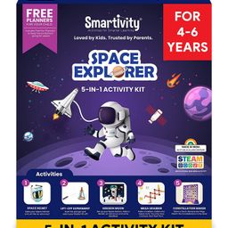 Smartivity Space Explorer (Mission Moon) 5 in 1 Activity kit- Multicolour-image-50