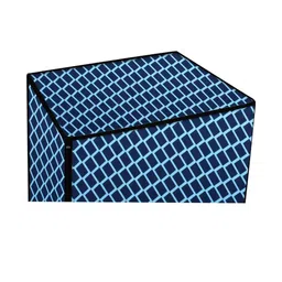 The Furnishing Tree Washing Machine Cover Check Blue Compatible for Bosch 6 Kg Fully-Automatic Fron image 5
