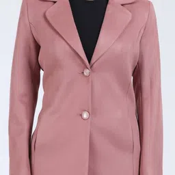 YOUNG CLUB CLASSIC Self Design Notched Lapel Overcoat image 2