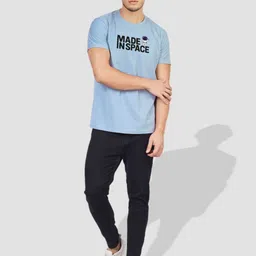 Greylongg Men Typography Printed Pockets T-shirt image 4