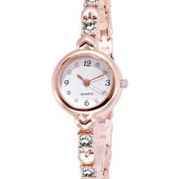 Miss Perfect Unisex Embellished Dial & Textured Straps Analogue Watch KI25-picture-20