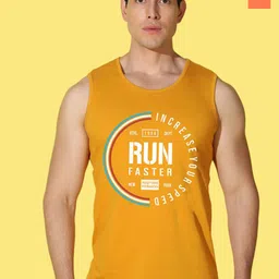 WOOSTRO Pack Of 2 Printed Combed Cotton GymInnerwear VWS26(BKLN ORANGE)(RUN MUSTARD)-image-94