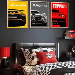 WALLLANE Multicoloured Wood Other Wall Paintings image 3