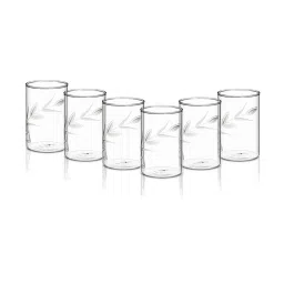 Borosil Transparent Glass Everyday Glasses - Set of 6 (295ml) image 3