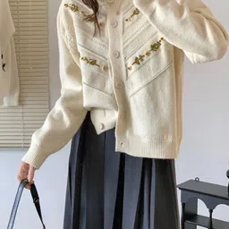 StyleCast Women Cardigan with Embroidered Detail-picture-2