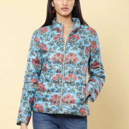 Label Ritu Kumar Multicolor Floral Print Jacket-picture-1