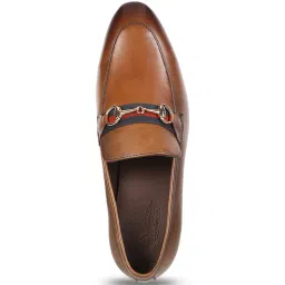Da Vinchi by Metro Men's Brown Formal Loafers image 3