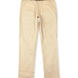Gini & Jony Kids Beige Cotton Regular Fit Trousers-picture-20