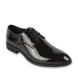 Mochi Men's Maroon Derby Shoes image 3