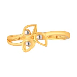 Malabar Gold and Diamonds 22k (916) BIS Hallmark Two Tone Gold Ring for Women image 3