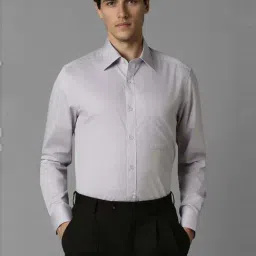 Louis Philippe Beige Cotton Regular Fit Printed Shirt-picture-42