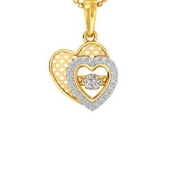Joyalukkas Aesthetic Heart Gold Necklace - 5.59 gms-picture-37