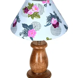 Homesake Multicolor Wood Table Lamp image 3