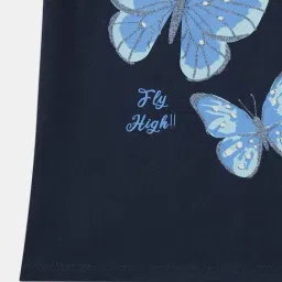 R&B Kids Navy Blue Graphic Regular Fit T-Shirt image 4