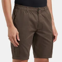 Jockey UM17 Men's Super Combed Mercerised Cotton Woven Straight Fit Cargo Shorts image 3