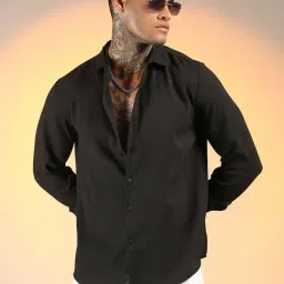 Campus Sutra Black Regular Fit Shirt-image-65