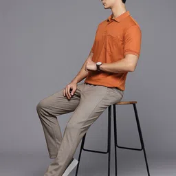 Louis Philippe Pure Cotton Polo Collar Pocket T-shirt image 2