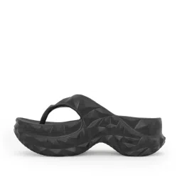 Red Tape Women's Sunnies Black Flip Flops image 3