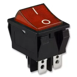 E-SWITCH SWITCH, ROCKER, DPST, 20A, 125VAC, BLACK, R5BBLKREDFF3.-picture-46