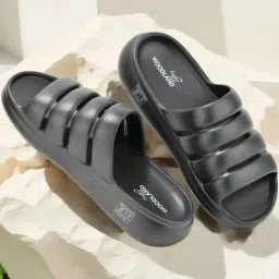 Woodland Men's Black Slides-picture-18