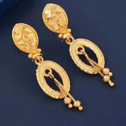 DIVASTRI Gold-Plated Brass Earrings image 3