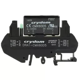 SENSATA/CRYDOM Solid State Interface Relay DRA1 CMX Series 10 V DC Control 5 A Load DIN Rail Mount, DRA1-CMX60D5 image 2