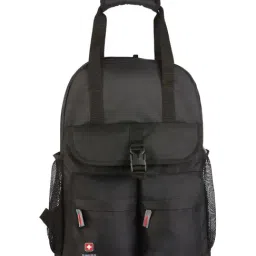 Swiss Military Black Backpack - 20 Ltrs-image-62