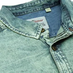 The Roadster Lifestyle Co Men Green Solid Slim Fit Casual Shirt image 2