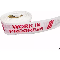 GENERIC Non-Adhesive Caution Barricade Tape 250 m Red & White image 3