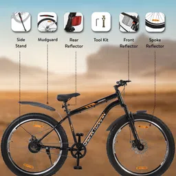 URBAN TERRAIN UT5001S27.5 Steel Frame 27.5T Single Speed Cycle With Dual Disc Brake image 2