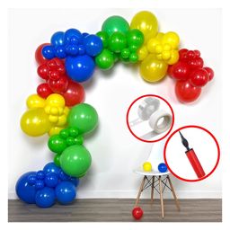 Bubble Trouble SHOP Multi Color Balloons Arch Making Decoration Kit of 103 Pieces-picture-25