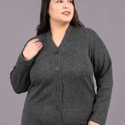 Hifzaa Women Woollen Cardigan-picture-17