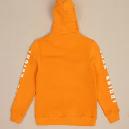 Kidsville DC Comics Featuring Full Sleeves Batman Printed Hoodie - Orange image 5