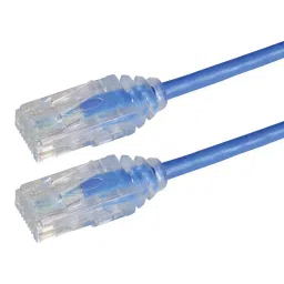 L-COM PATCH CABLE, RJ45, CAT6, 300MM, BLUE, TRD628BL-1-picture-45