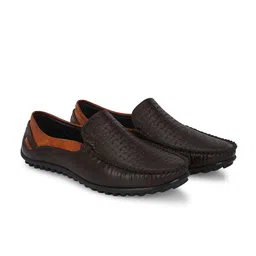 SERVER Men Woven Design Slip-On Sneakers image 5