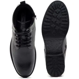 THOMAS CRICK Men's Black Derby Boots image 3