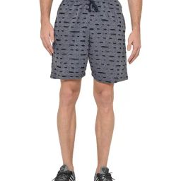 Vimal Jonney Blue Self Design Shorts-picture-43